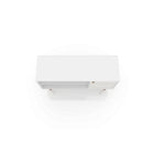 Manhattan Comfort Liberty 42.52" TV Stand, White (212BMC6)-Fashionable Splayed Legs made from Solid Wood for Extra Durability.