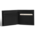 Champs - Portefeuille à ailettes en cuir Onyx - Noir-Double compartiment à billets