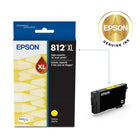 Epson T812 Ink Cartridge - High Capacity - Yellow-Worry-free handling - smudge, fade and water resistant prints 