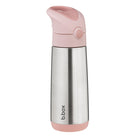 b.box - Insulated Drink Bottle - 500ml - Blush Crush-Double-wall insulation keeps drinks hot or cold for hours.