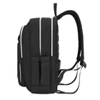 Swissdigital Design Katy Rose Tech Backpack with Apple Find My - Black Platinum-INTEGRATED USB CHARGING PORT: Equipped with a USB charging port, offering quick access to charge your electronic devices such as smartphones, tablets, kindles and all other USB devices on the go while using them at the same time. A powerbank is not included. A special powerbank is not required. US Patent No.: US 10,574,071 B2, US 10,931,137 B2, US 10,931,138 B2 and US 11,601,009 B2.