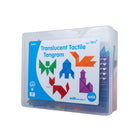 edxeducation Translucent Tactile Tangrams - Set of 35-Kid-friendly design: Keep little ones engaged with these large, tactile tangrams. They're the perfect size for small hands to grab