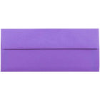 JAM Paper Enveloppes livret Brite Hue en pap. rec. avec ferm. gom., 4 1/8 x 9 1/2 po, violet, 1000/paquet-Violet
