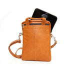 Ashlin® – Sac pour portatif en cuir véritable, brun moyen-Convient à la plupart des tablettes/iPad de 10 po