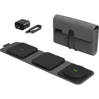 mophie Snap+ Multi-Device Travel Charger - Black-The snap+ multi-device travel charger has everything you need to charge on-the-go