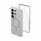 UAG Plyo Clear Cell Phone Case with Magnets for Galaxy S26 Ultra - Ice/Silver-Easy Access to Touchscreen & Ports