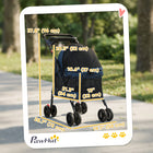 PawHut Foldable Pet Stroller for Small Dogs & Cats with Mesh Windows-Folds compactly for easy storage in car trunks or closets
