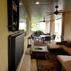 Storm Shell Outdoor Hard Shell TV Cover with a TV Wall Mount Bracket - 66"H x 75"W-9