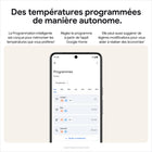 Google - Nest Learning Thermostat (4th gen) avec capteur de température Nest (2e génération) - Noir Volcanique Lustré-La fonctionnalité Alimentation partagée sur le Nest Learning Thermostat (4ᵉ gén.) permet à ce dernier d'obtenir une alimentation suffisante à partir du câblage existant de votre thermostat. Il n'est donc pas nécessaire d'installer un fil C dans la plupart des maisons