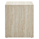 Modway Mirella Faux Travertine Side Table - Travertine-7