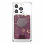 PopSockets PopWallet+ For MagSafe with Adapter Celestial - Mauve-Credit cards are protected with a magnet shield
