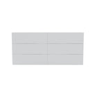 Nexera James 6 Drawer Dresser Chest - White-Made in Canada