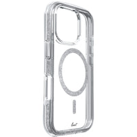 LAUT AERO SPARKLE MagSafe Case for iPhone 16 Pro Max - Crystal Silver-A blend of style and cutting-edge technology