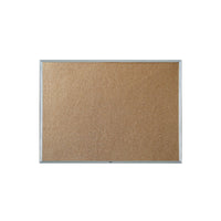 Staples Economy Cork Bulletin Board with Aluminum Frame - 72" x 48"-Durable construction