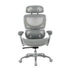 TygerClaw High Back Mesh Office Chair with Adjustable Headrest-High back and cushion provide extended support during long hours of computer work