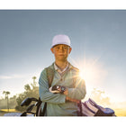 Garmin - Approche J1 Lunette en aluminium bleu nuage avec bande en tissu ComfortFit noire/azur-Expérience personnalisable: Les fonctionnalités axées sur l'apprentissage du jeu peuvent être désactivées à mesure que le golfeur progresse