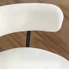 HOMCOM - Chaises de salle à manger avec pieds en acier pour cuisine - beige - ensemble de 4-Couleur : Beige ;