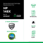 CIG W1480X HP 148X Remanufactured MICR Toner Cartridge (New Chip) - High Yield - Black-Page Yield: 9500
