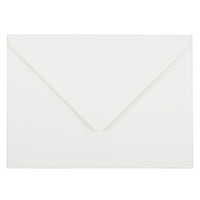 JAM Paper A7 Strathmore Invitation Envelopes with Euro Flap - 5.25" x 7.25" - Bright White Wove - 25 Pack (1921392)-Color: Bright White Wove