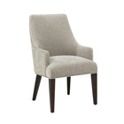 Manhattan Comfort Beever 24" Modern Chenille Upholstered Dining Armchair - Taupe-Gently Sloped Backrest Provides Ergonomic Support