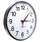 Pyramid Time Systems Standalone 14″ Analog Clock - Battery Operated-Time Format: 12 Hour