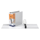 QuickFit Anneaux en D Pin-Lock, 5 po, à déclencheur unique, verrouillables, prévenant l'écartement  paquet de 4 – Blanc-5 po