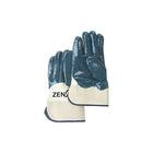 Zenith Safety Heavyweight Safety Cuff Gloves, X-Large/10, Nitrile Coating, Cotton Shell, 24 Pack-Coating Nitrile
