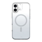 AXS - Crystal Shield Étui D3O fabriqué avec du plastique recyclé MagSafe compatible pour Apple iPhone 16 Plus - Gris Dégradé-Protection anti-UV pour afficher clairement le design original de votre cellulaire