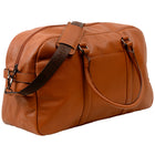 CHAMPS - Sac de sport en cuir de la collection Onyx - Brun-Pochette avant