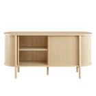 Modway Cadence 63" Curved Sideboard - Oak-8