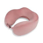 Bugatti - Oreiller de Voyage Ergonomique - Rose-Forme ergonomique adaptée à la courbure naturelle de votre cou