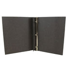 JAM Paper Italian Leather 3 Ring Binder, 3/4", Black (369231775)-Quantity: Sold individually