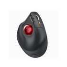 ProtoArc NL Ergonomic Vertical Wireless Trackball Mouse - Red-Built-in 500mAh lithium battery, easily charge the mouse with the included USB C charging cable anytime anywhere