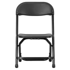 Flash Furniture – Chaise pliante en plastique pour enfants, noir, 10/paquet-Légère pour faciliter la manipulation de l’enfant