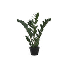 Monarch Specialties - Plante Artificielle - 29 po H - Arbre Zz - Mis En Pot - Touche Réelle - Feuilles Vertes - Pot Noir-Un arbre artificiel de 29" de hauteur dans pot noir de 6" ajoute une touche d'Sil frappante de verdure à n'importe quel sol ou surface de votre maison