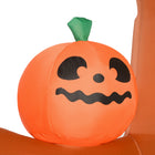 Outsunny 9' Lit Inflatable Dead Tree Halloween Decoration-Type: Inflatable Halloween Giant Haunted Tree with Two Jack-o-lanterns, Two Ghosts and a Black Cat 