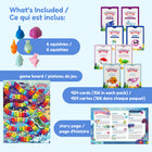 The Fidget Game SquishyLand in Rainbow Reef Board Game-Builds decoding skills, prefixes, and suffixes 