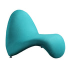 Manhattan Comfort - MoMa fauteuil d’appoint moderne 32,3" en mélange de laine et tissu, bleu sarcelle-Chaise d’appoint de salon abstraite moderne parfaite pour une utilisation dans un salon pop