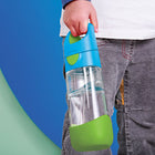 b.box - Tritan Drink Bottle - 450ml - Ocean Breeze-Lightweight and durable Tritan bottle with flip-top lid.