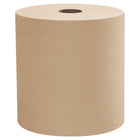 Scott - Essuie-mains en rouleaux durs en fibres recyclées à 100  percent - Mandrin de 1,5 po - avec technologie Absorbency Pockets - Naturels - Paquet de 12-9 600 pi/caisse