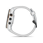 Garmin - Approach S70 - Lunette en céramique noire avec bracelet en silicone blanc-10