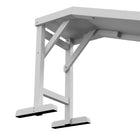 PawHut 74" L Pet Ramp with Non-slip Carpet - White-Colour: White, Grey 