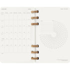 Moleskine 2026 Spiral 12-Month Soft Cover Solar Year Planner - 5" x 8.25" - Black-Rounded Corners, Elastic Closure And Expandable Pocket In The Back
