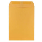 Jam Paper Open End Catalog Premium Envelopes - 9" H x 12" W - Brown Kraft Manila - 500 Pack-Features a straight flap with gummed closure and smooth paper finish