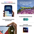 Apple - iPhone 16 6,1" - 128 Go - Noir - Débloqué-Personnalisez Votre iPhone: Avec iOS 18, donnez la couleur de votre choix aux icônes de l'écran d'accueil. Retrouvez vos images préférées plus rapidement dans l'app Photos repensée. Et ajoutez des effets animés amusants à n'importe quel mot, phrase ou émoji dans un iMessage