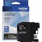 Brother LC103 High-Yield Black Ink Cartridge-Black ink cartridge produces bold, sharp text for a professional look