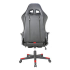 TygerClaw Fabric Gaming Chair with Lumbar Pillow and Leg Rest-Equipped with a lumbar pillow, providing essential support to the lower back during extended gaming sessions
