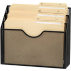 Merangue 3-Tier Desktop Sorter - Black-Desktop File Sorter allows quick and easy retrieval of your items with better organizing and feasible mounting