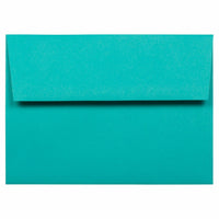 JAM Paper A7 Coloured Invitation Envelopes - 5 1/4 x 7 1/4 - Sea Blue Recycled - 100 Pack-Our envelopes are made from 30% recycled 24 lb paper and feature a straight flap gum closure with a smooth finish