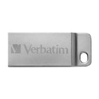 Verbatim Metal Executive 64 GB USB Flash Drive - Silver-USB 2.0